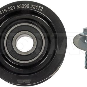 Dorman Drive Belt Idler Pulley, Techoice, Black, With Screw/ Washer/ Instruction Manual – 419-521