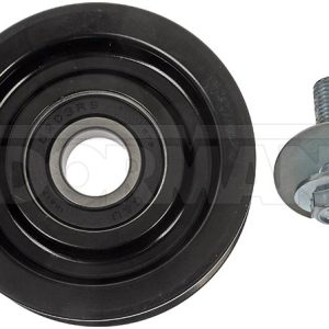 Dorman Drive Belt Idler Pulley, Techoice, Black, With Screw/ Washer/ Instruction Manual – 419-521