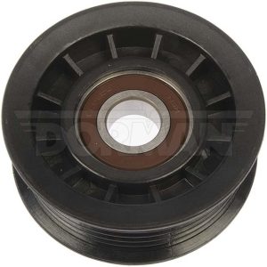 Dorman Drive Belt Idler Pulley, Techoice, 82 Millimeter Diameter, Pulley Only, Black, Polyamide – 419-603