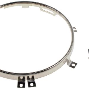 Dorman Headlight Retaining Ring, Use with Dual Round Lamp, Steel, 1 Ring/ 4 Screws – 42408