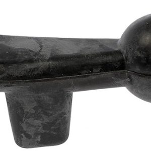 Dorman Hood Latch, Non Locking, Natural, Silver/ Black, Metal/ Rubber, Single – 42410
