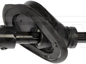 Dorman Steering Shaft, OE Solutions™, 400 Millimeter Length, 25.2 Millimeter, Painted Black Steel, With Universal Joint – 425-281