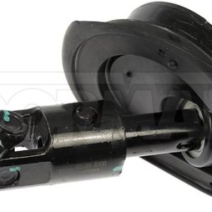 Dorman Steering Shaft, OE Solutions™, 400 Millimeter Length, 25.2 Millimeter, Painted Black Steel, With Universal Joint – 425-281