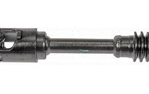 Dorman Steering Shaft, OE Solutions™, 15-1/2 Inch Length, 3/4 Inch – 36 Spline, Black Steel, With Universal Joint – 425-466