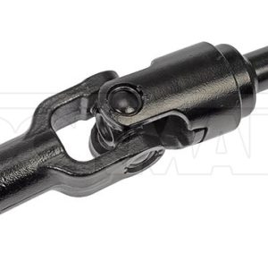 Dorman Steering Shaft, OE Solutions™, 15-1/2 Inch Length, 3/4 Inch – 36 Spline, Black Steel, With Universal Joint – 425-466