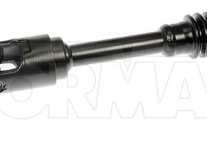 Dorman Steering Shaft, OE Solutions™, 15-1/2 Inch Length, 3/4 Inch – 36 Spline, Black Steel, With Universal Joint – 425-466