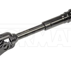 Dorman Steering Shaft, OE Solutions™, 360 Millimeter Length, 23.85 Millimeter – 27 Spline, Painted Black Steel, With Universal Joint – 425-488