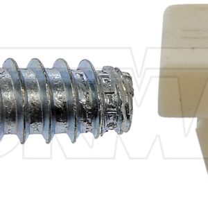 Dorman License Plate Mounting Hardware, Autograde ™, Universal, Screw/ Push Nut, Silver, Set of 4 – 45950