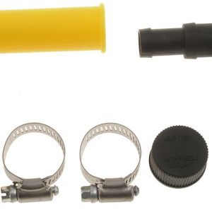 Dorman Radiator Flush Kit, Use to Flush and Refill Coolant/ Anti-Freeze, Single Pack, With Fittings/ Caps/ Clamps – 47016