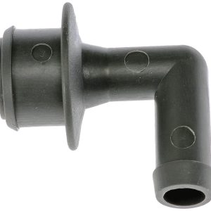 Dorman PCV Valve Elbow, 0.728 Inch Inlet Diameter, 0.988 Inch Outlet Diameter, Plastic, With 1 Elbow – 47057