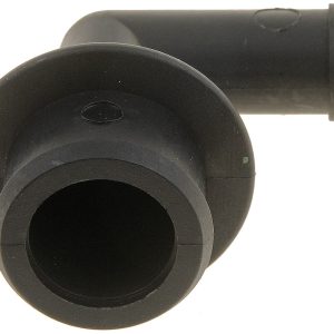 Dorman PCV Valve Elbow, 0.728 Inch Inlet Diameter, 0.988 Inch Outlet Diameter, Plastic, With 1 Elbow – 47079