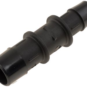 Dorman Heater Hose Fitting, Straight Connector, 5/8 Inch Hose Barb, 3/4 Inch Hose Barb, Natural, Black, Plastic – 47080
