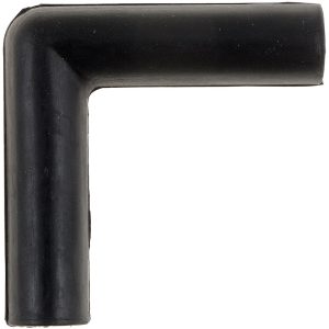 Dorman Vacuum Hose Connector, 90 Degree Elbow Connector, 1/4 Inch Diameter, Black, Vinyl, Single, Carded – 47092