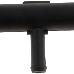Dorman Heater Hose Fitting, Tee Connector, 3/4 Inch Hose Barb Main, 3/8 Inch Hose Barb Tap, Natural, Black, Plastic – 47112