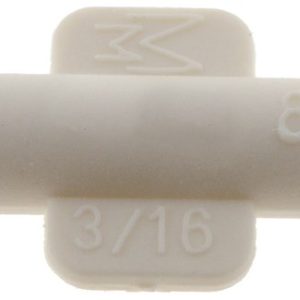 Dorman Vacuum Hose Connector, Vacu-Tite ®, Straight Connector, 3/16 Inch Diameter, White, Plastic, Set of 2 – 47303
