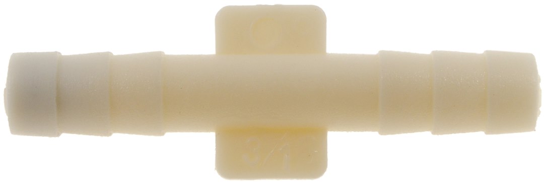 Dorman Vacuum Hose Connector, Vacu-Tite ®, Straight Connector, 3/16 Inch Diameter, White, Plastic, Single – 47311