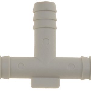 Dorman Vacuum Hose Connector, Vacu-Tite ®, T Shaped Connector, 3/8 Inch Diameter, White, Plastic, Single – 47343