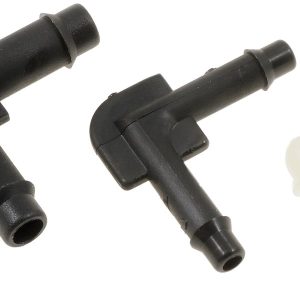 Dorman Vacuum Hose Connector, Vacu-Tite ®, 90 Degree Elbow Connector, 1/4 Inch Diameter and 3/16 Inch Diameter and 5/32 Inch Diameter – 47355