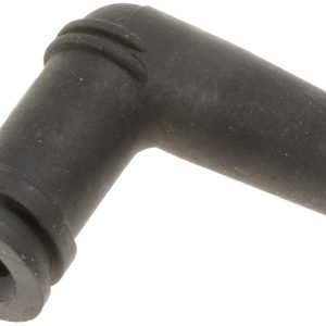 Dorman Vacuum Hose Connector, Vacu-Tite ®, 90 Degree Elbow Connector, 9/64 Inch Diameter to 5/32 Inch Diameter, Black, Vinyl, Single – 47411