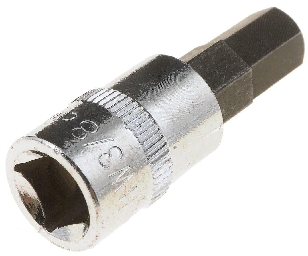 Dorman Socket, 3/8 Inch, Standard, Brake Caliper Bolt Socket, Chrome Plated, Steel, Single – 49015