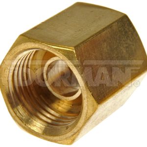 Dorman Brake Line Fitting, Autograde™, Universal, Standard, 0.57 Inch Thread Diameter, Inverted Flare Fitting, Brass – 490-333.1