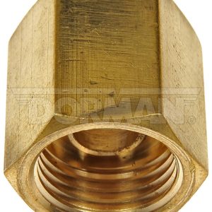 Dorman Brake Line Fitting, Autograde™, Universal, Standard, 0.57 Inch Thread Diameter, Inverted Flare Fitting, Brass – 490-333.1
