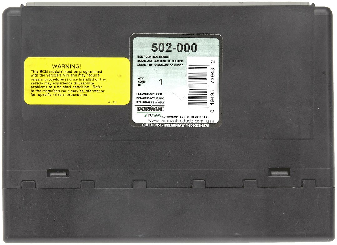 Dorman Body Control Module, OE Solutions™ – 502-000