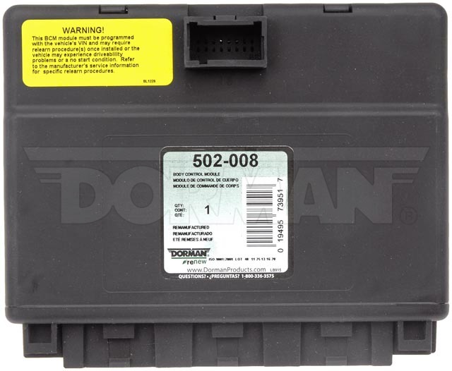 Dorman Body Control Module, OE Solutions ™ – 502-008