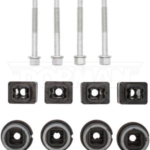 Dorman Body Mount Bushings, OE Solutions ™, Steel, Black, With Four Upper/ Lower Bushings and Bolts – 523-541