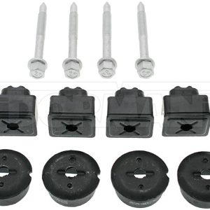 Dorman Body Mount Bushings, OE Solutions ™, Steel, Black, With Four Upper/ Lower Bushings and Bolts – 523-541