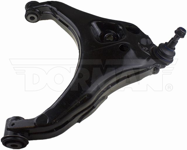 Dorman Control Arm, OE Solutions ™, Non Adjustable, Black, Steel, With Ball Joint/ Bushings/ Mounting Hardware, Single – 527-035