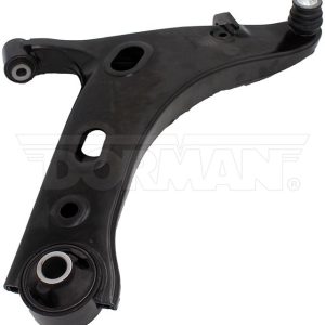 Dorman Control Arm, OE Solutions™, Non Adjustable, Black, Steel, With Ball Joint/ Bushings/ Mounting Hardware, Single – 527-088