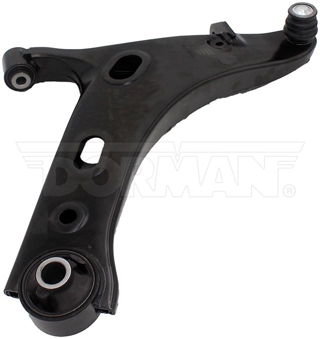 Dorman Control Arm, OE Solutions™, Non Adjustable, Black, Steel, With Ball Joint/ Bushings/ Mounting Hardware, Single – 527-088