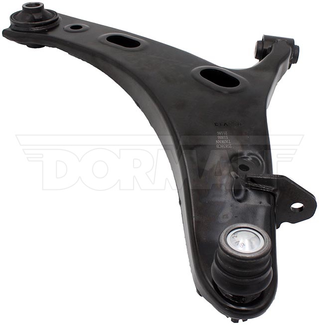 Dorman Control Arm, OE Solutions™, Non Adjustable, Black, Steel, With Ball Joint/ Bushings/ Mounting Hardware, Single – 527-088