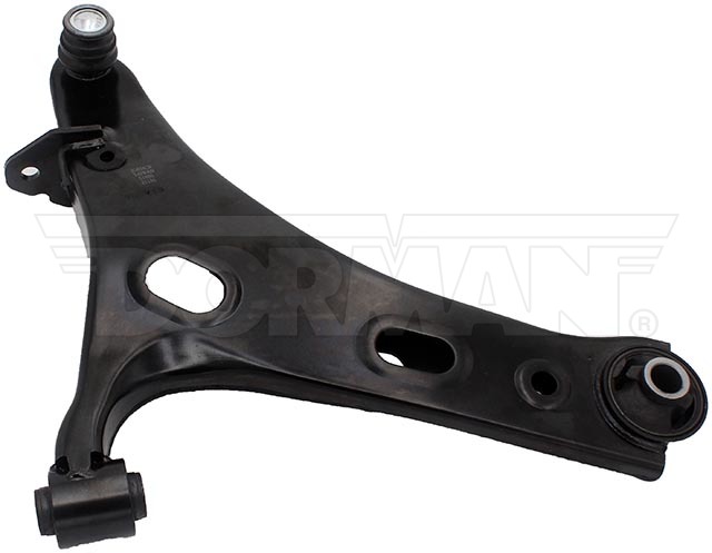 Dorman Control Arm, OE Solutions™, Non Adjustable, Black, Steel, With Ball Joint/ Bushings/ Mounting Hardware, Single – 527-088