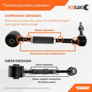 Dorman Lateral Arm, OE Solutions ™, With Ball Joint Assembly, Boxed – 527-168