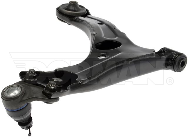 Dorman Control Arm, OE Solutions ™, Non Adjustable, Black, Steel, With Ball Joint/ Bushing/ Castel Nut/ Cotter Pin, Single – 527-505