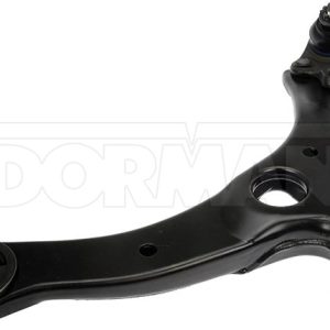 Dorman Control Arm, OE Solutions ™, Non Adjustable, Black, Steel, With Ball Joint/ Bushing/ Castel Nut/ Cotter Pin, Single – 527-505