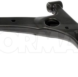 Dorman Control Arm, OE Solutions ™, Non Adjustable, Black, Steel, With Ball Joint/ Bushing/ Castel Nut/ Cotter Pin, Single – 527-506