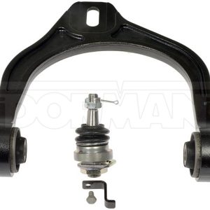 Dorman Control Arm, OE Solutions™, Adjustable, Black, Steel, With 1 Ball Joint/ 1 Castle Nut/ 1 Cotter Pin – 528-102