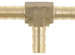 Dorman Adapter Fitting, One 1/4 Inch/ One 5/16 Inch/ One 3/8 Inch Tee Connectors, Gold, Brass, Set of 3 – 55109