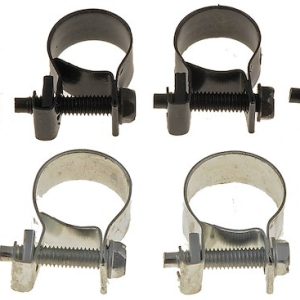 Dorman Hose Clamp, 9/16 Inch to 5/8 Inch Clamping Range, Worm Gear Style, Steel, Set of 12, Card – 55172