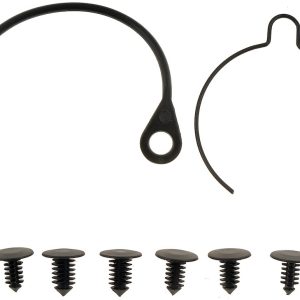 Dorman Fuel Filler Cap Tether, With Metal Retaining Clip/ Plastic Tether/ Plastic Retainers – 55300
