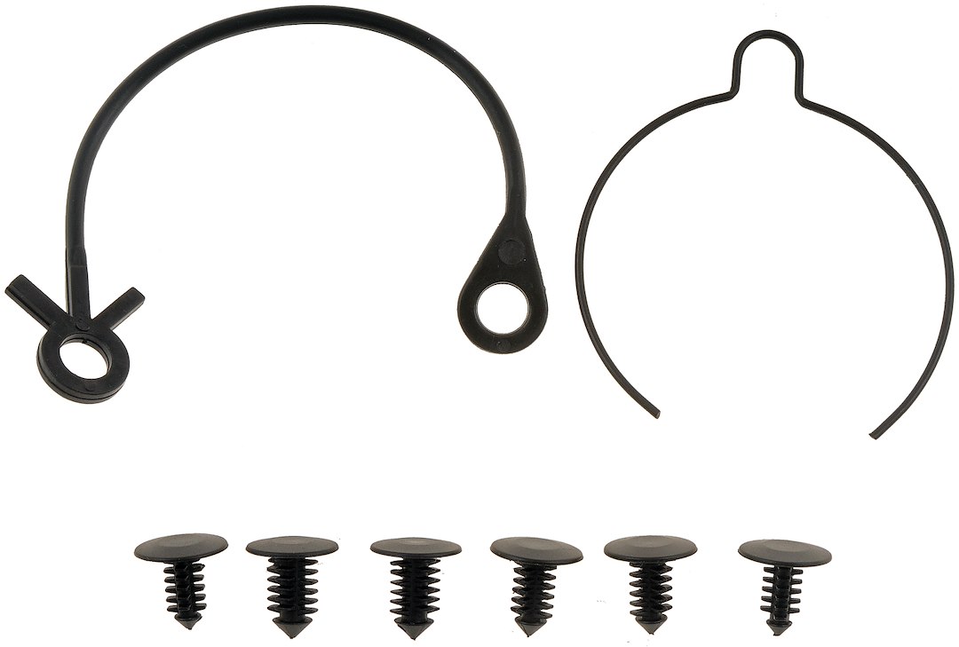 Dorman Fuel Filler Cap Tether, With Metal Retaining Clip/ Plastic Tether/ Plastic Retainers – 55300
