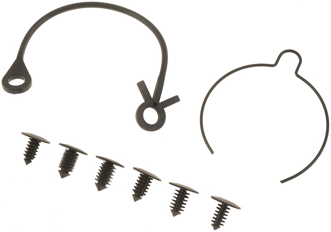 Dorman Fuel Filler Cap Tether, With Metal Retaining Clip/ Plastic Tether/ Plastic Retainers – 55300