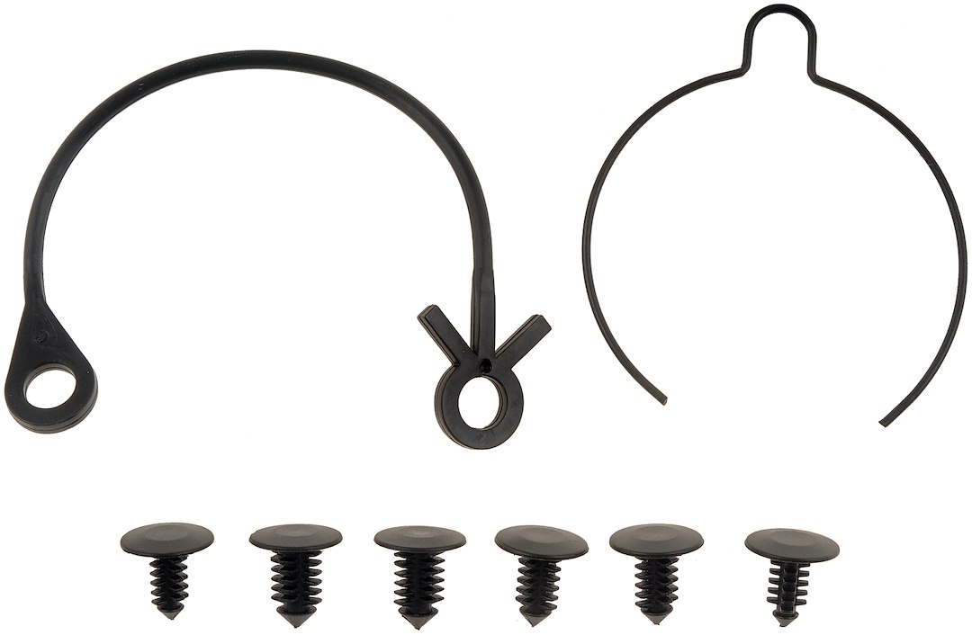 Dorman Fuel Filler Cap Tether, With Metal Retaining Clip/ Plastic Tether/ Plastic Retainers – 55300