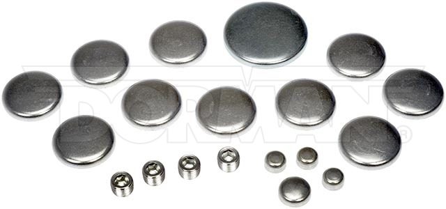 Dorman Expansion Plug, Autograde™, Steel, With 15 Plugs/ 4 Pipe Plugs, Carded – 557-009
