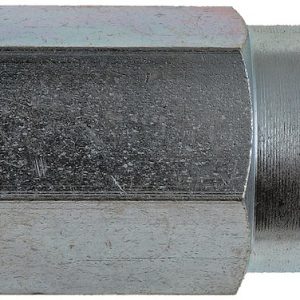 Dorman Heater Hose Fitting, Straight Connector, 3/4 Inch Hose Barb, 1/2 Inch NPT, 2-3/4 Inch Length, Natural, Silver, Steel – 56237