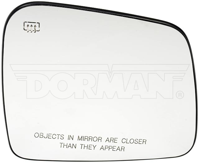 Dorman Exterior Mirror Glass, Power, Foldaway Mirror, With Heated Glass, Without Turn Signal, Single – 57095