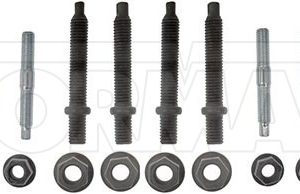 Dorman Exhaust Manifold Gasket, Complete Engine Repair, Fits Both Cylinder Banks, Steel, Set of 4, With Four 10 Millimeter Studs/ Nuts – 57174